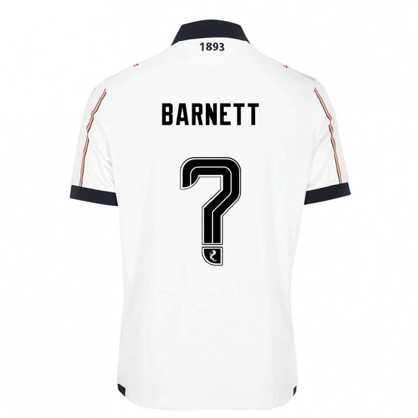 Danxen Mujer Camiseta Alex Barnett #0 Blanco Azul Marino Rojo 2ª Equipación 2025/26 La Camisa México