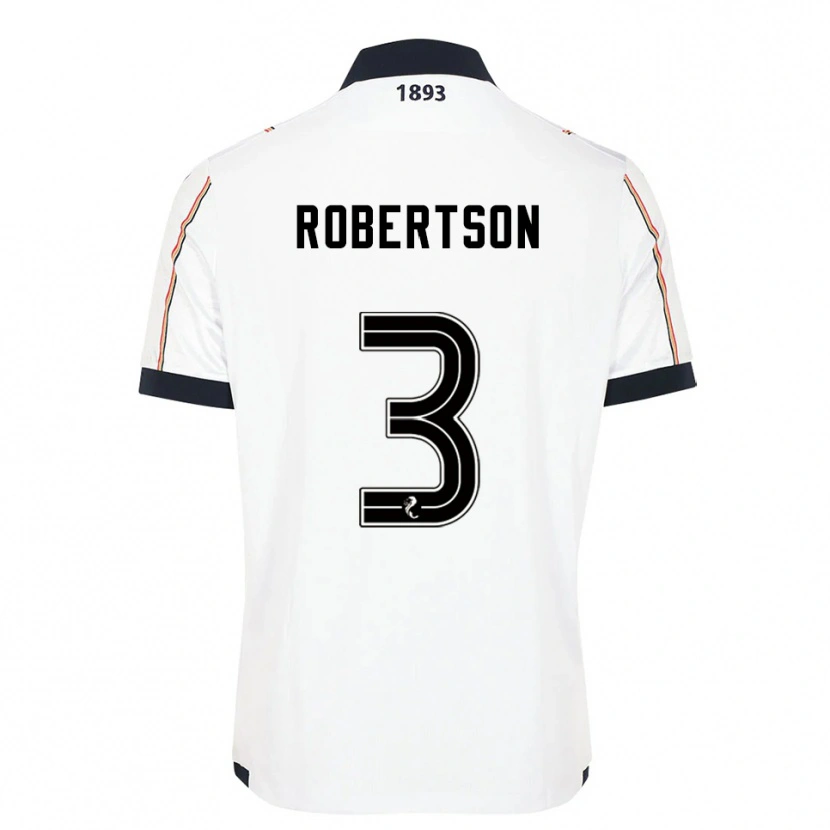Danxen Mujer Camiseta Clark Robertson #3 Blanco Azul Marino Rojo 2ª Equipación 2025/26 La Camisa México