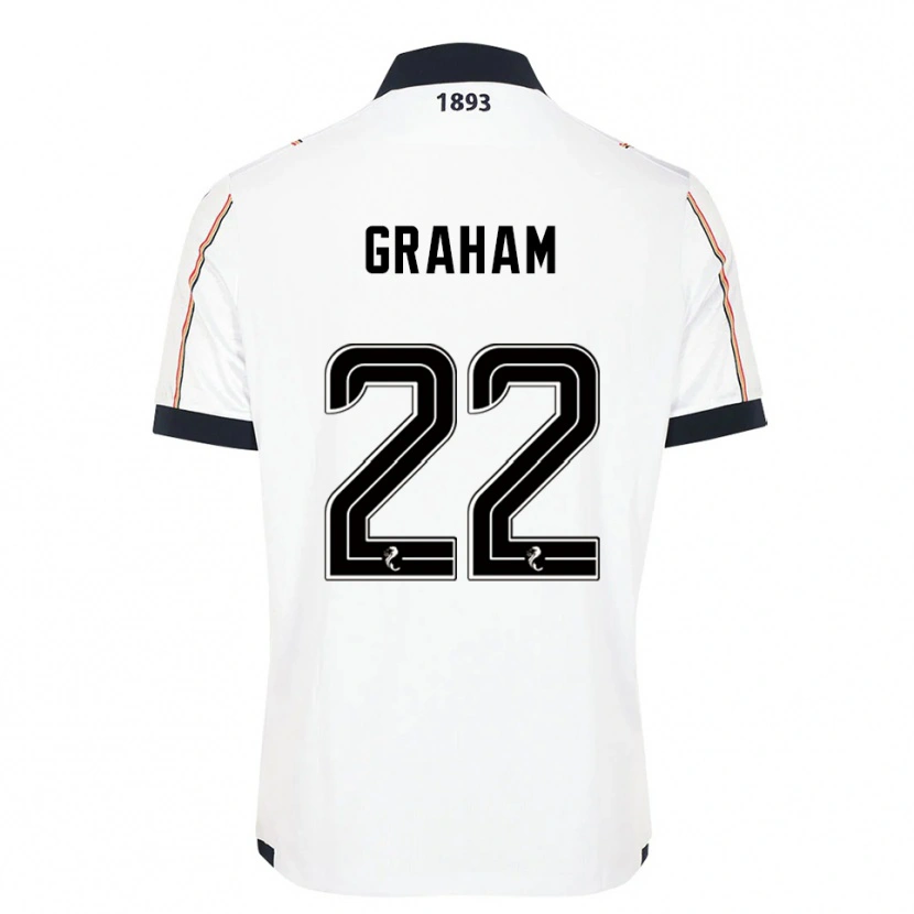 Danxen Mujer Camiseta Luke Graham #22 Blanco Azul Marino Rojo 2ª Equipación 2025/26 La Camisa México