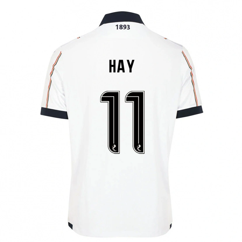 Danxen Mujer Camiseta Ashley Hay #11 Blanco Azul Marino Rojo 2ª Equipación 2025/26 La Camisa México