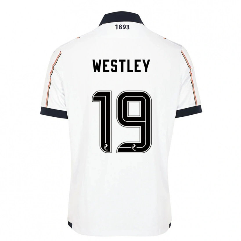 Danxen Mujer Camiseta Joe Westley #19 Blanco Azul Marino Rojo 2ª Equipación 2025/26 La Camisa México