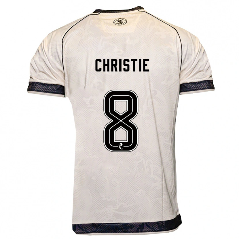 Danxen Mujer Camiseta Summer Christie #8 Blanco Negro 2ª Equipación 2025/26 La Camisa México