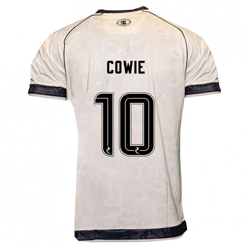 Danxen Mujer Camiseta Ellie Cowie #10 Blanco Negro 2ª Equipación 2025/26 La Camisa México