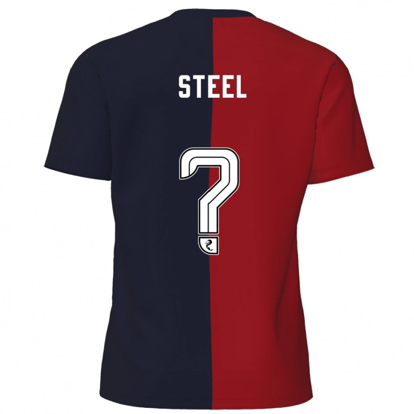 Danxen Mujer Camiseta Lauren Steel #0 Rojo Azul Marino 2ª Equipación 2025/26 La Camisa México