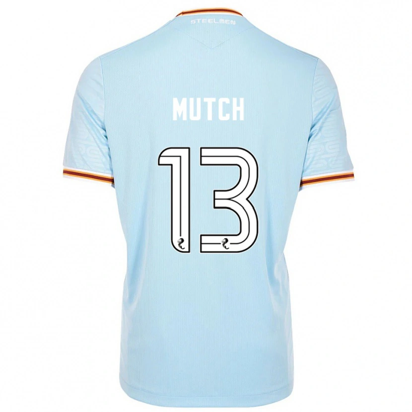 Danxen Mujer Camiseta Emily Mutch #13 Celeste 2ª Equipación 2025/26 La Camisa México