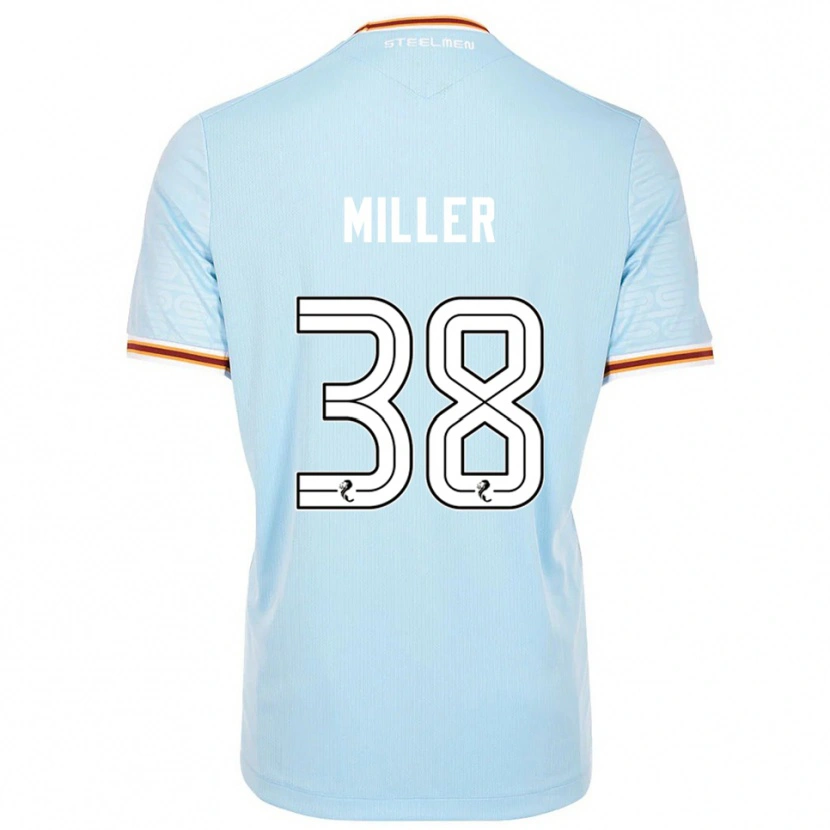Danxen Mujer Camiseta Lennon Miller #38 Celeste 2ª Equipación 2025/26 La Camisa México
