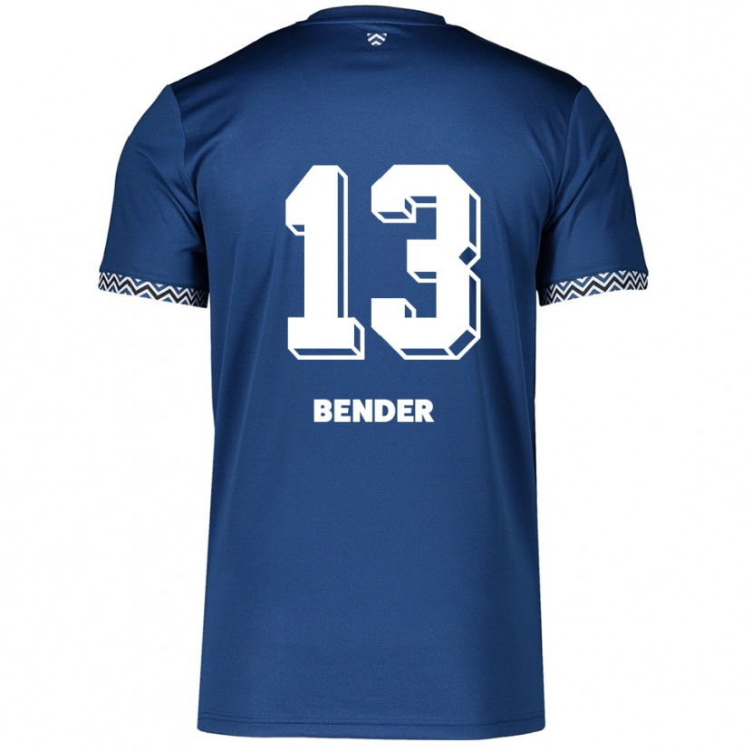 Danxen Niño Camiseta Grit Bender #13 Azul Marino Blanco 1ª Equipación 2025/26 La Camisa México