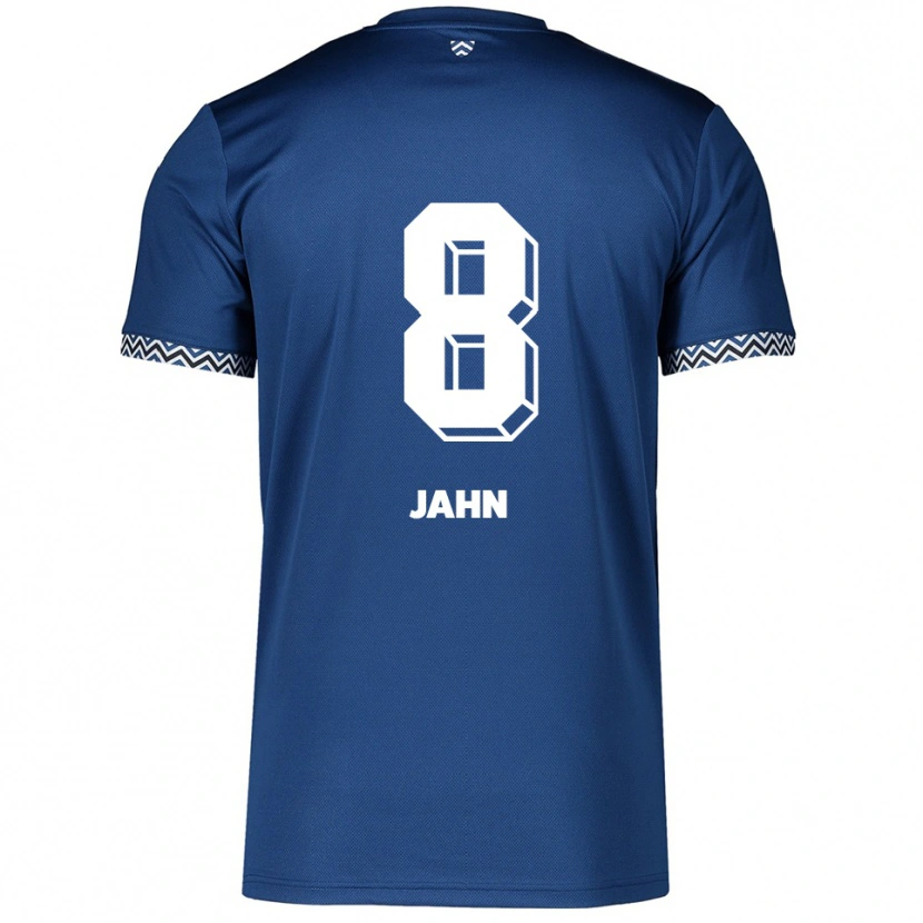 Danxen Niño Camiseta Pamela Jahn #8 Azul Marino Blanco 1ª Equipación 2025/26 La Camisa México