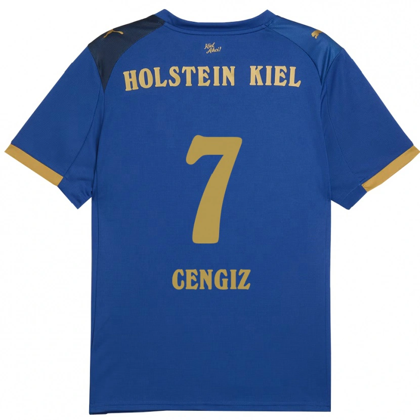 Danxen Niño Camiseta Torris Cengiz #7 Azul Dorado 1ª Equipación 2025/26 La Camisa México