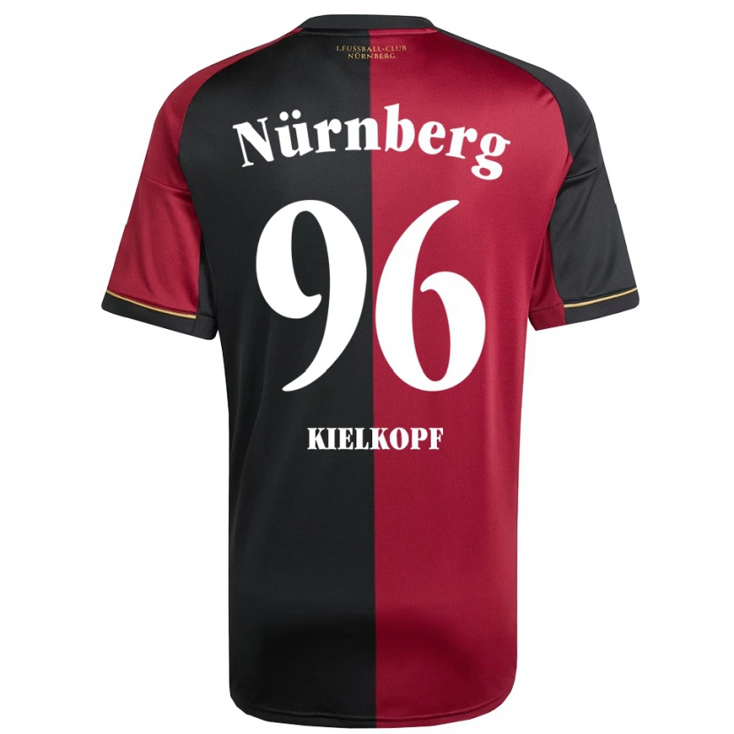 Danxen Niño Camiseta Felix Kielkopf #96 Borgoña Negro 1ª Equipación 2025/26 La Camisa México