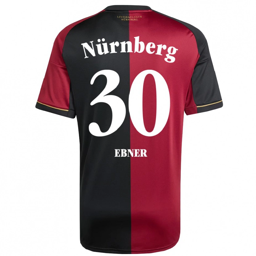 Danxen Niño Camiseta Gil Ebner #30 Borgoña Negro 1ª Equipación 2025/26 La Camisa México