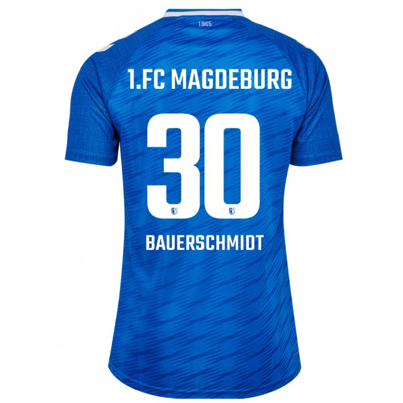 Danxen Niño Camiseta Maja Bauerschmidt #30 Azul Blanco 1ª Equipación 2025/26 La Camisa México