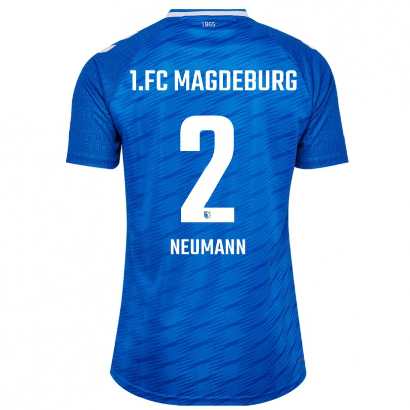 Danxen Niño Camiseta Lena Neumann #2 Azul Blanco 1ª Equipación 2025/26 La Camisa México