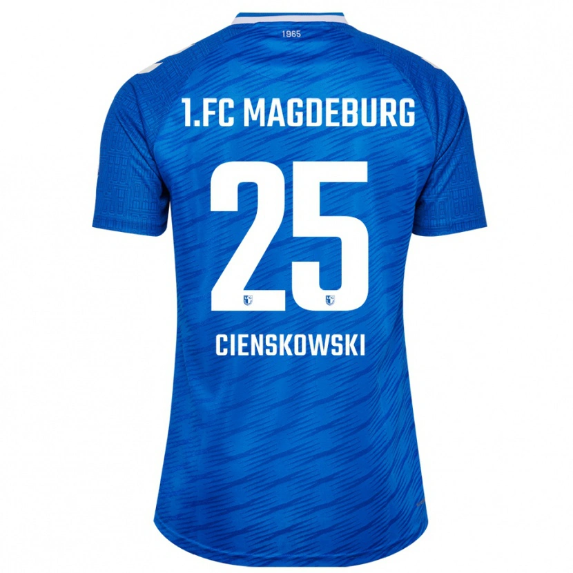 Danxen Niño Camiseta Amy Cienskowski #25 Azul Blanco 1ª Equipación 2025/26 La Camisa México