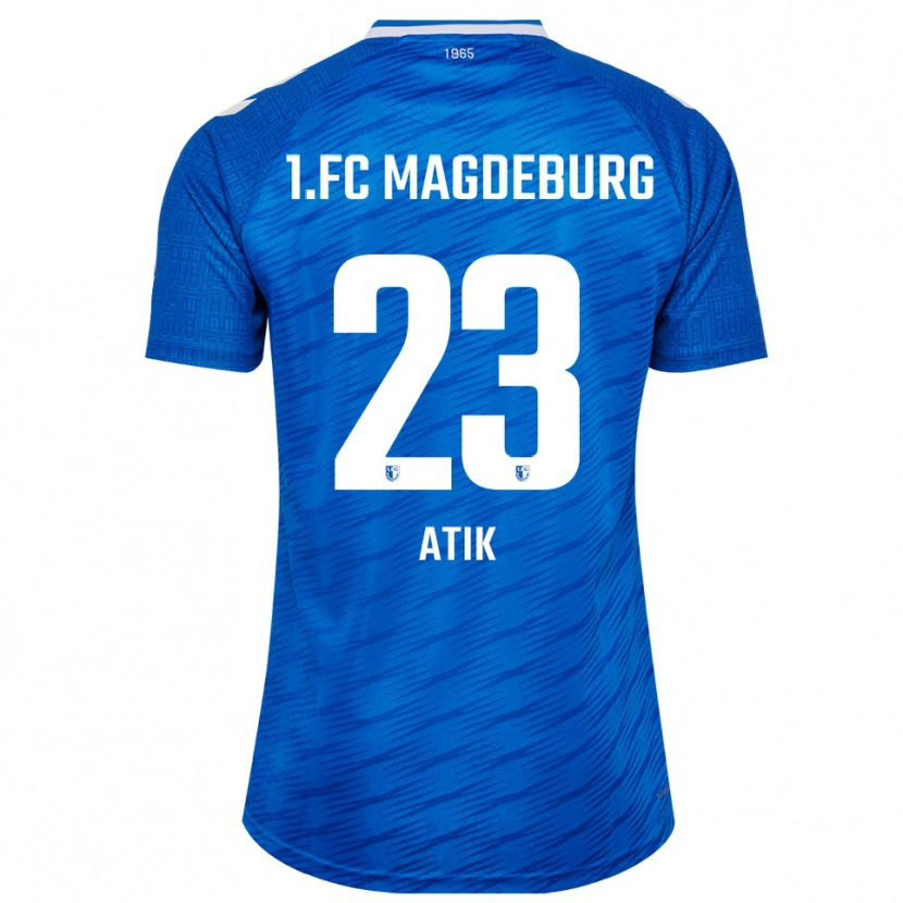 Danxen Niño Camiseta Baris Atik #23 Azul Blanco 1ª Equipación 2025/26 La Camisa México