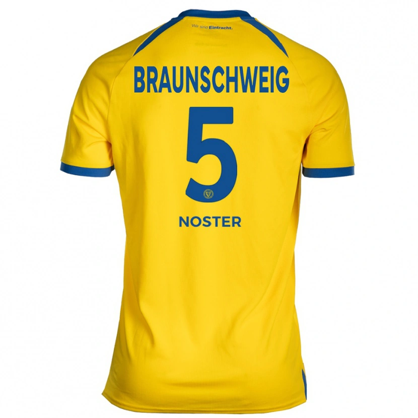 Danxen Niño Camiseta Lasse Noster #5 Amarillo Azul 1ª Equipación 2025/26 La Camisa México