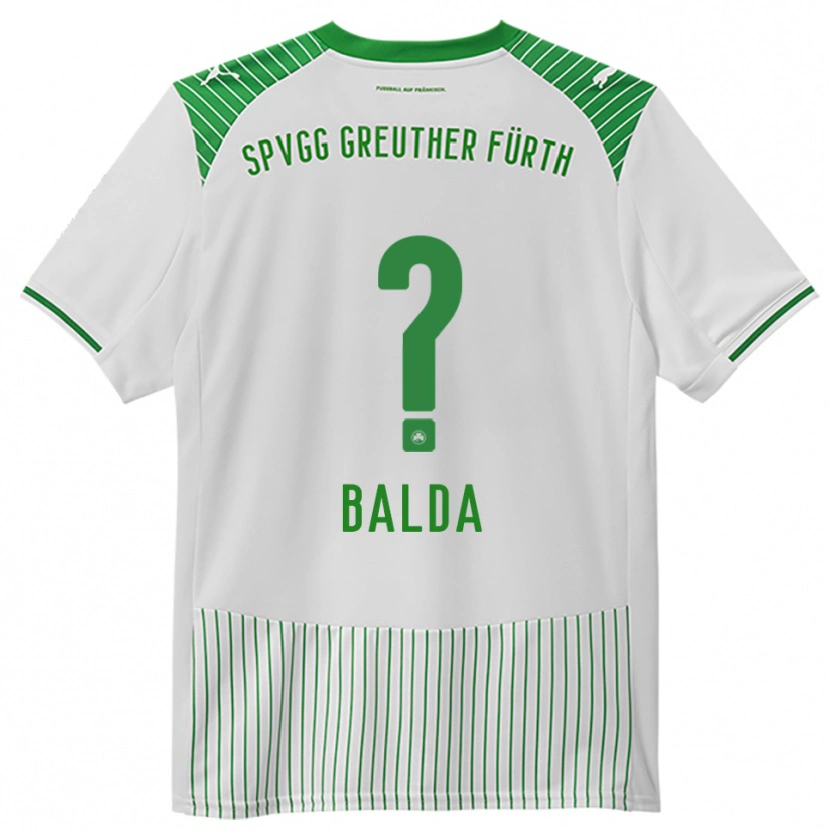 Danxen Niño Camiseta Daniela Balda #0 Blanco Verde 1ª Equipación 2025/26 La Camisa México