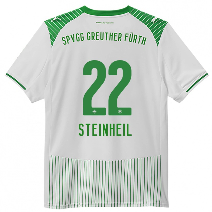 Danxen Niño Camiseta Melvin Steinheil #22 Blanco Verde 1ª Equipación 2025/26 La Camisa México