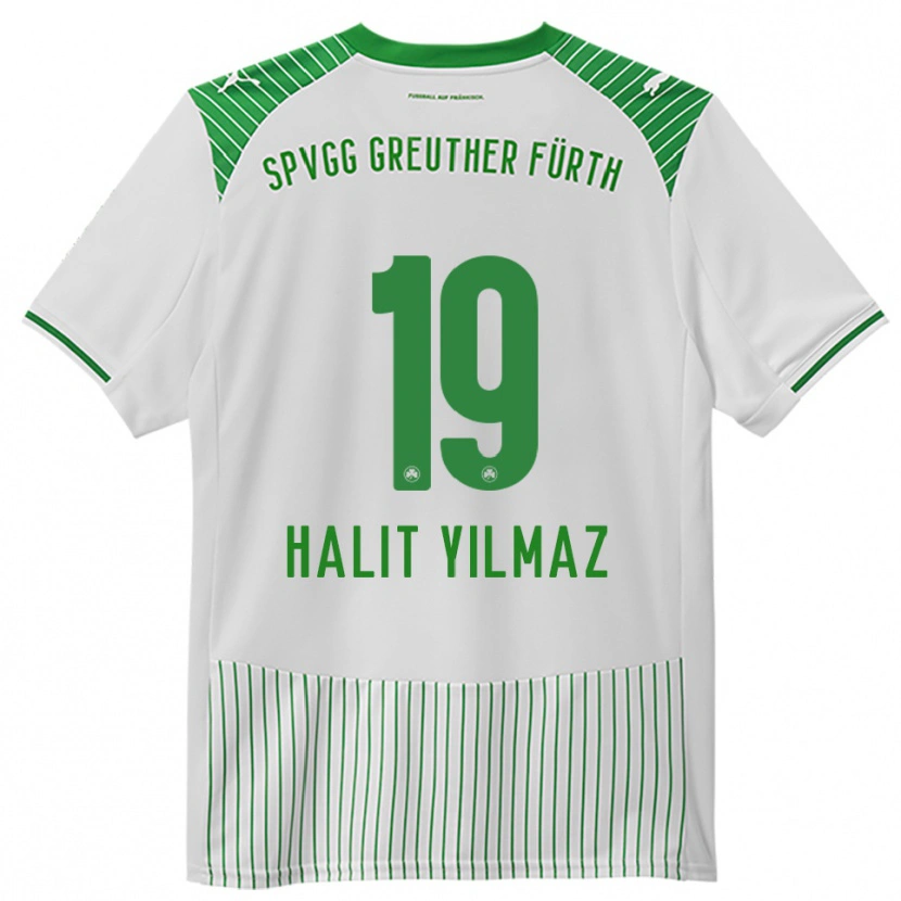 Danxen Niño Camiseta Halit Yılmaz #19 Blanco Verde 1ª Equipación 2025/26 La Camisa México