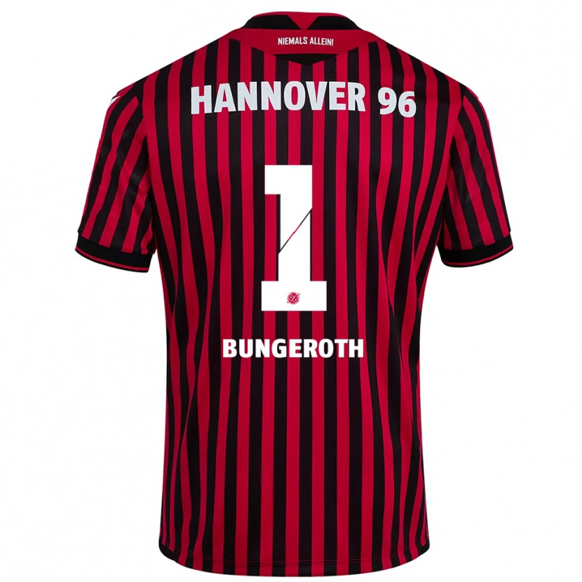 Danxen Niño Camiseta Leah Bungeroth #1 Rojo Negro 1ª Equipación 2025/26 La Camisa México