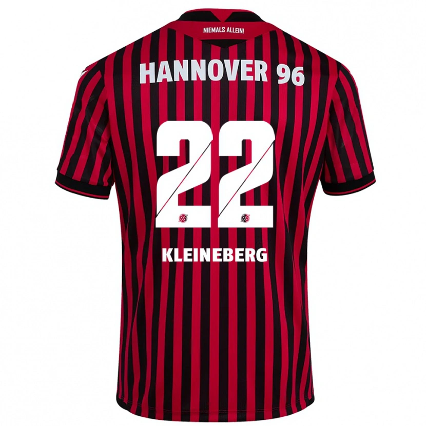 Danxen Niño Camiseta Philip Kleineberg #22 Rojo Negro 1ª Equipación 2025/26 La Camisa México