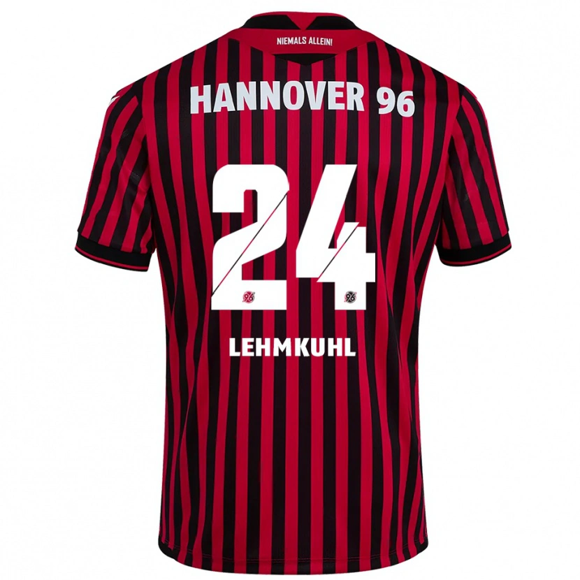 Danxen Niño Camiseta Camillo Lehmkuhl #24 Rojo Negro 1ª Equipación 2025/26 La Camisa México