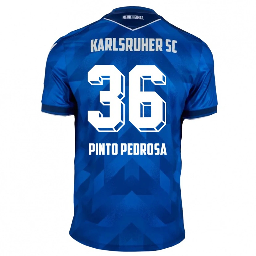 Danxen Niño Camiseta Rafael Pinto Pedrosa #36 Azul Blanco 1ª Equipación 2025/26 La Camisa México