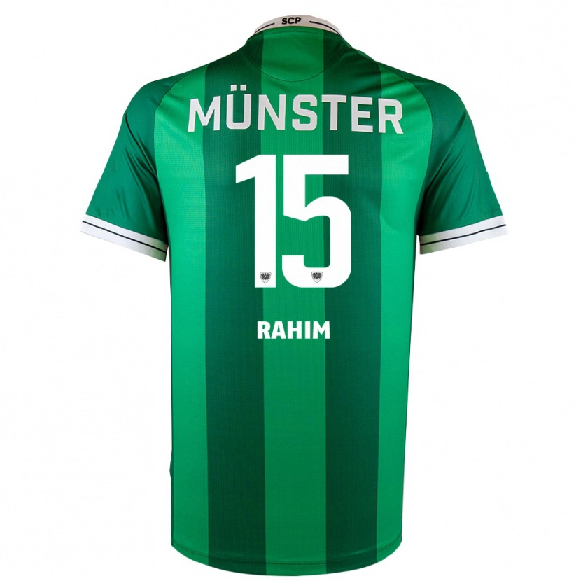 Danxen Niño Camiseta David Rahim #15 Verde Blanco 1ª Equipación 2025/26 La Camisa México