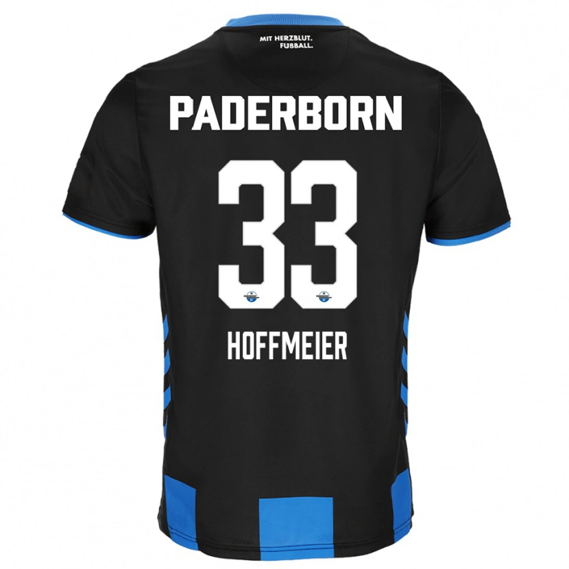 Danxen Niño Camiseta Marcel Hoffmeier #33 Negro Azul 1ª Equipación 2025/26 La Camisa México