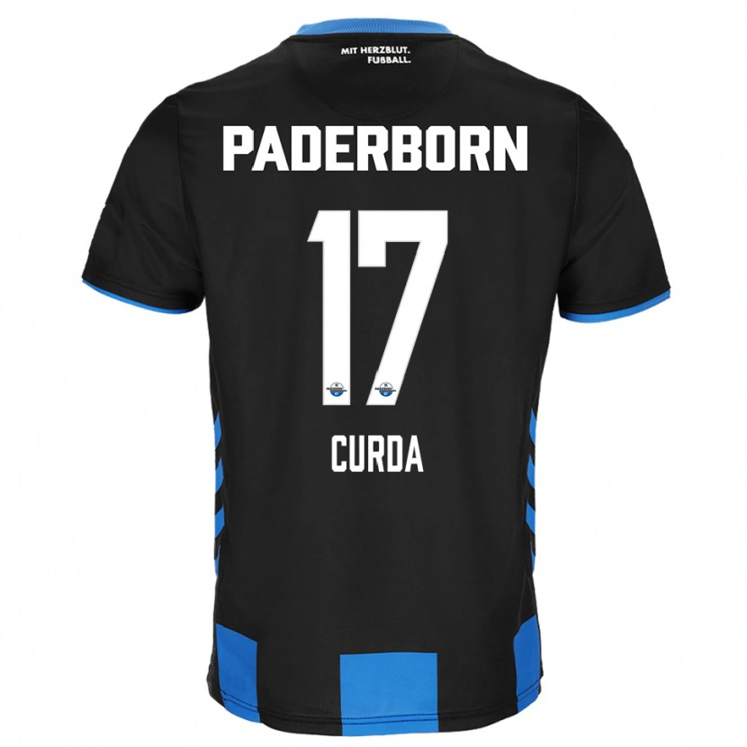 Danxen Niño Camiseta Laurin Curda #17 Negro Azul 1ª Equipación 2025/26 La Camisa México
