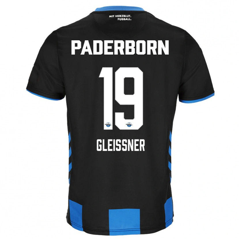 Danxen Niño Camiseta Kevin Gleissner #19 Negro Azul 1ª Equipación 2025/26 La Camisa México