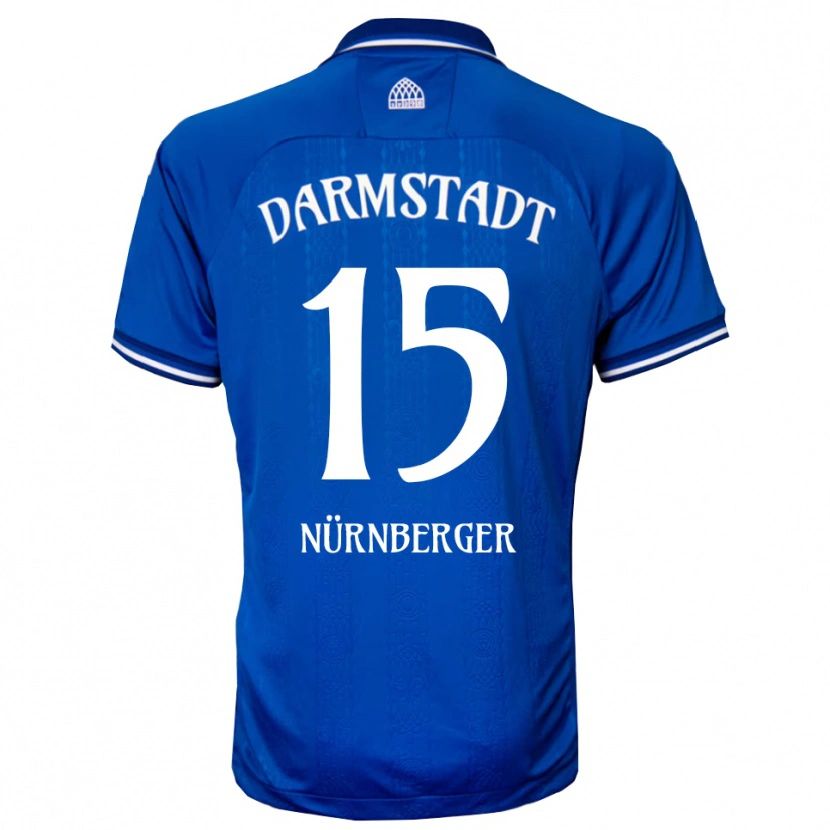 Danxen Niño Camiseta Fabian Nürnberger #15 Azul Blanco 1ª Equipación 2025/26 La Camisa México