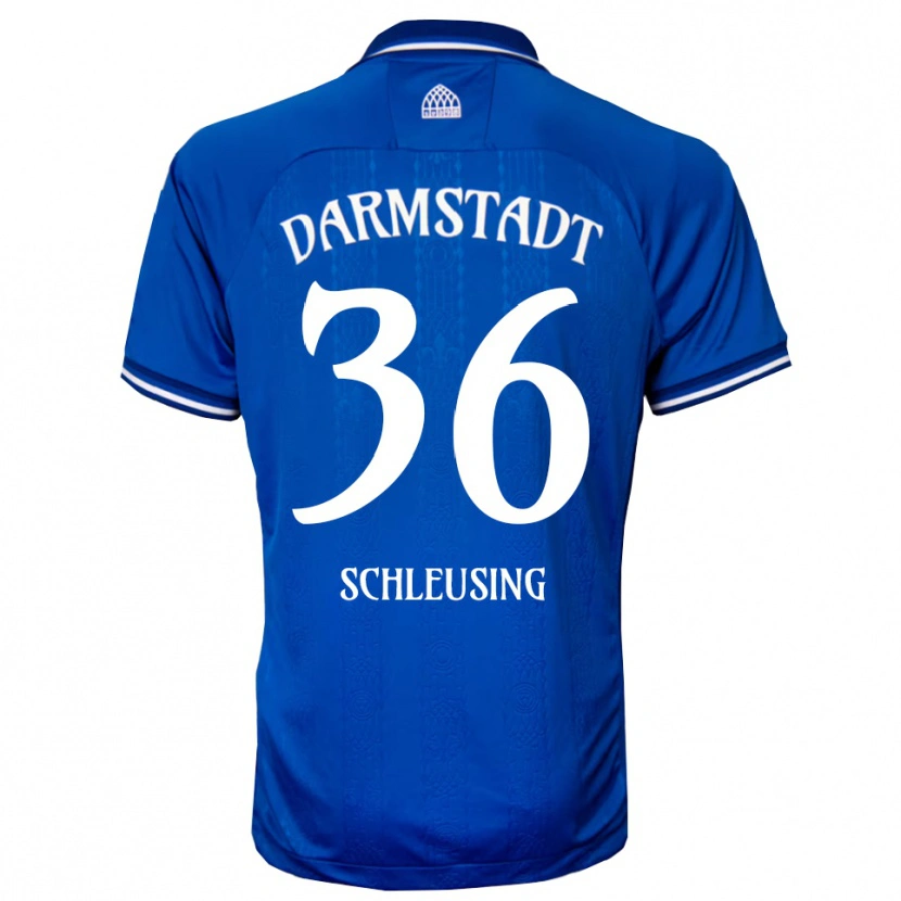 Danxen Niño Camiseta Lenox Schleusing #36 Azul Blanco 1ª Equipación 2025/26 La Camisa México