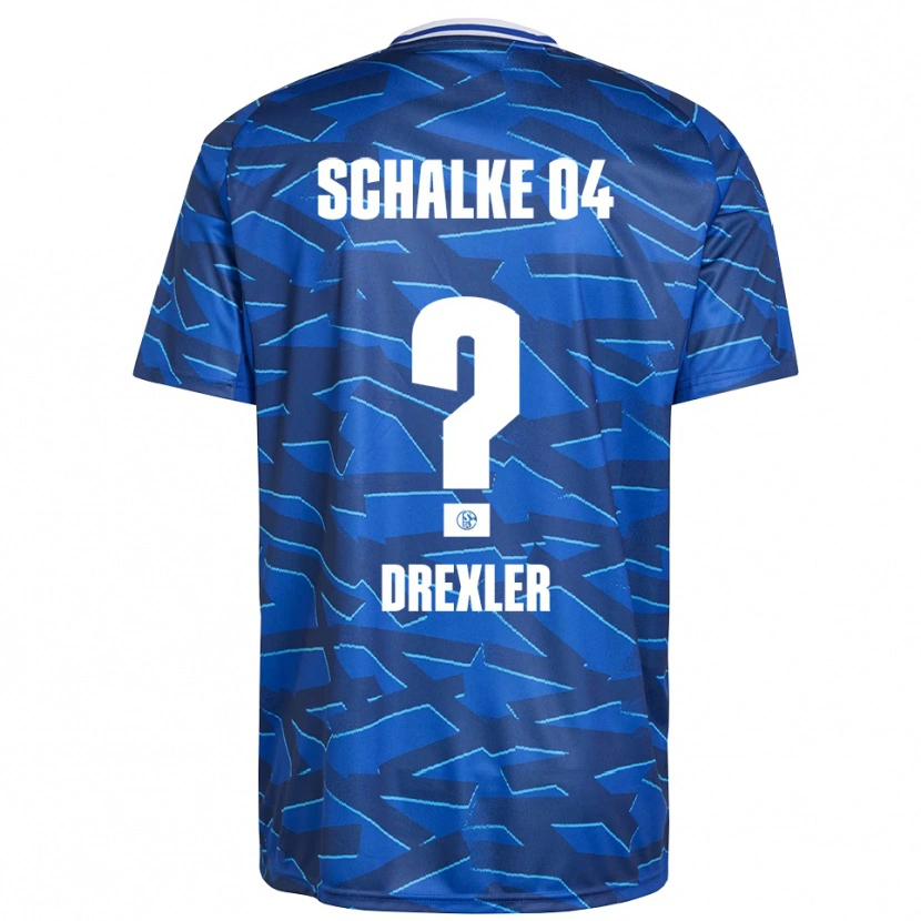 Danxen Niño Camiseta Dominick Drexler #0 Azul Real Blanco 1ª Equipación 2025/26 La Camisa México