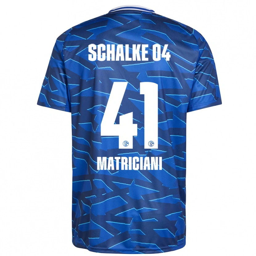 Danxen Niño Camiseta Henning Matriciani #41 Azul Real Blanco 1ª Equipación 2025/26 La Camisa México