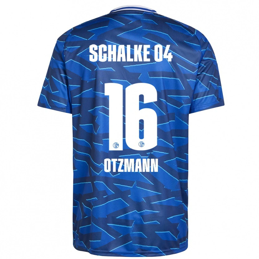 Danxen Niño Camiseta Luc Otzmann #16 Azul Real Blanco 1ª Equipación 2025/26 La Camisa México