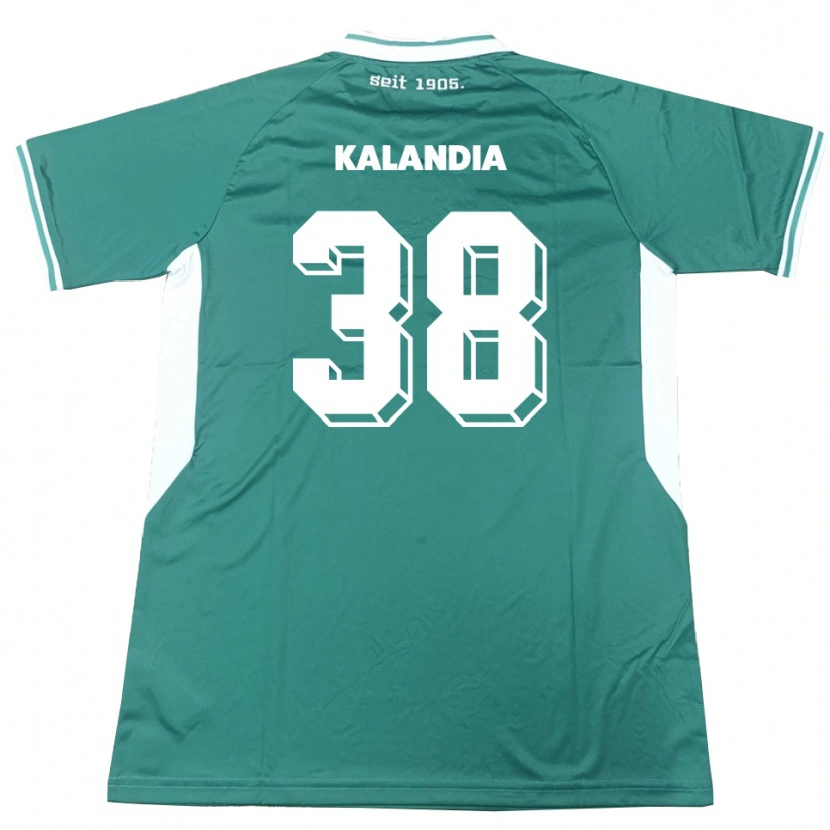 Danxen Niño Camiseta Luka Kalandia #38 Verde Blanco 1ª Equipación 2025/26 La Camisa México