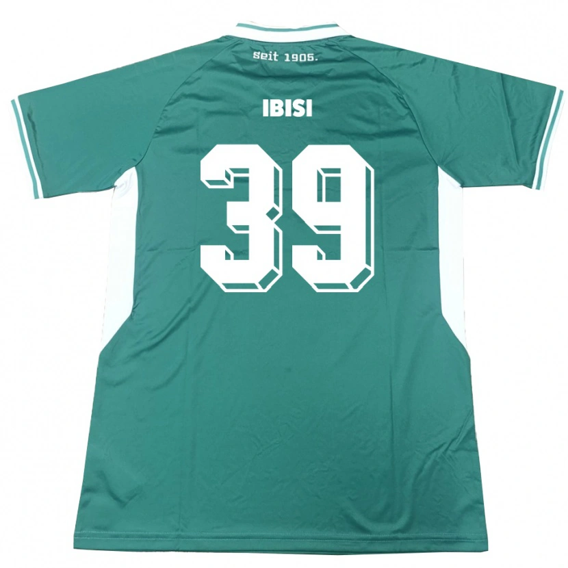 Danxen Niño Camiseta Altin Ibisi #39 Verde Blanco 1ª Equipación 2025/26 La Camisa México