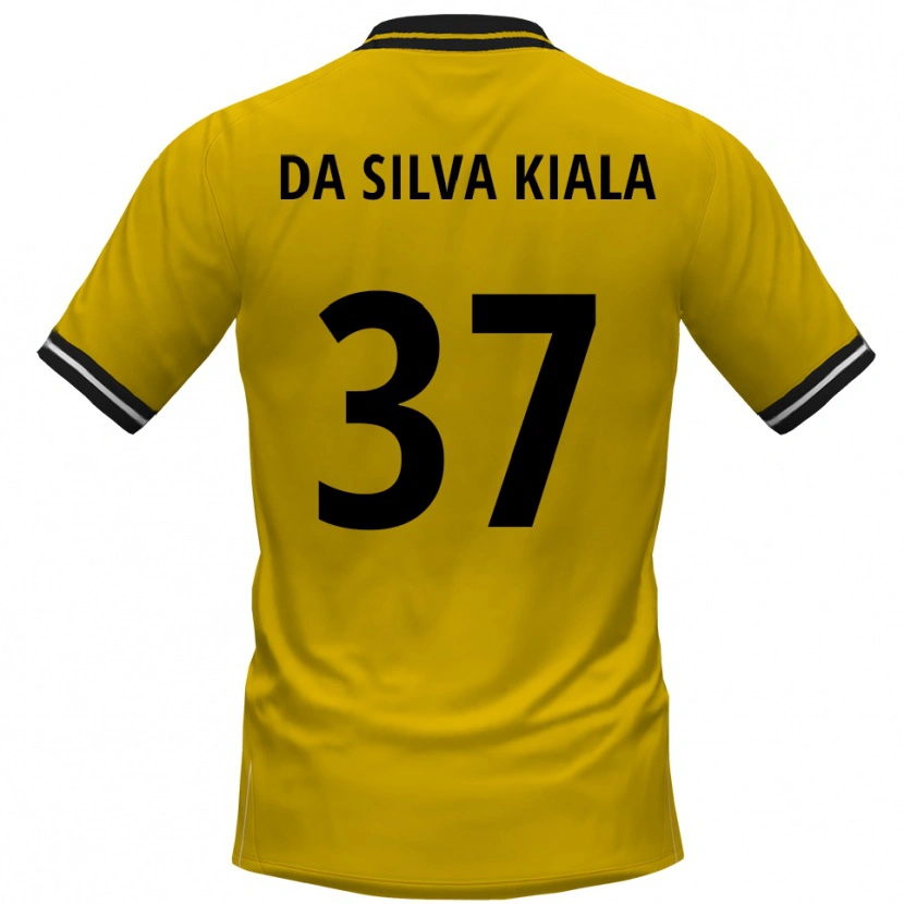 Danxen Niño Camiseta Joel Da Silva Kiala #37 Amarillo Negro 1ª Equipación 2025/26 La Camisa México