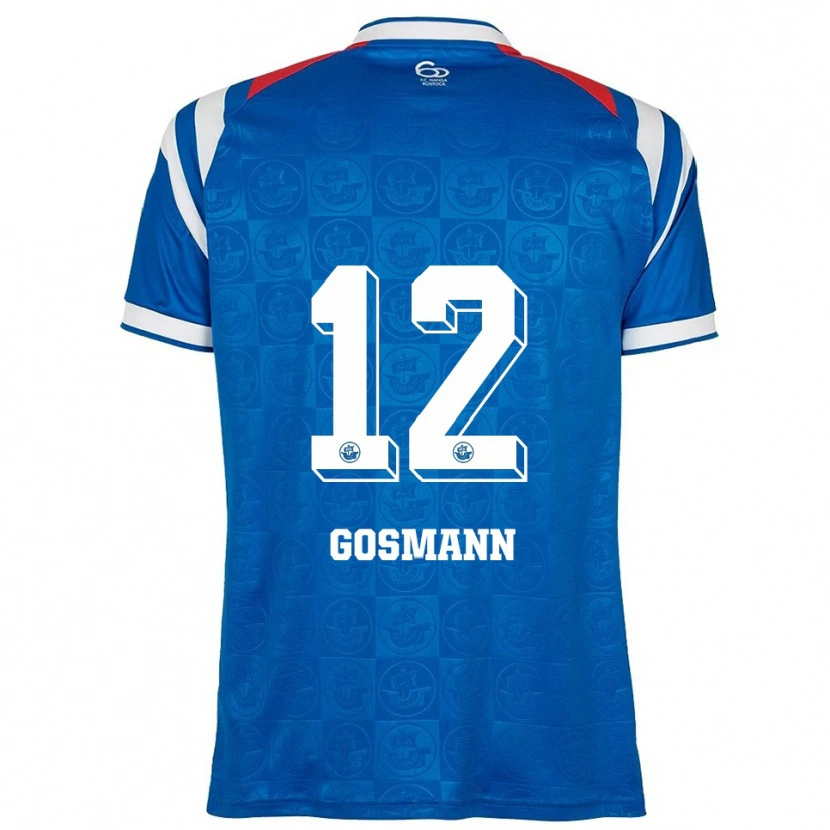 Danxen Niño Camiseta Hermann Gosmann #12 Azul Blanco Rojo 1ª Equipación 2025/26 La Camisa México