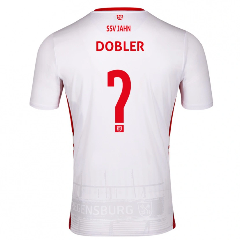 Danxen Niño Camiseta Maximilian Dobler #0 Blanco Rojo 1ª Equipación 2025/26 La Camisa México