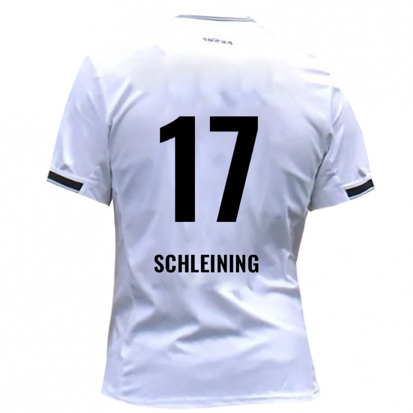 Danxen Niño Camiseta Marvin Schleining #17 Blanco Rojo 1ª Equipación 2025/26 La Camisa México