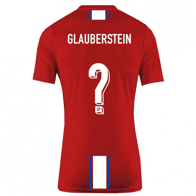 Danxen Niño Camiseta Jonas Glauberstein #0 Rojo Blanco 1ª Equipación 2025/26 La Camisa México