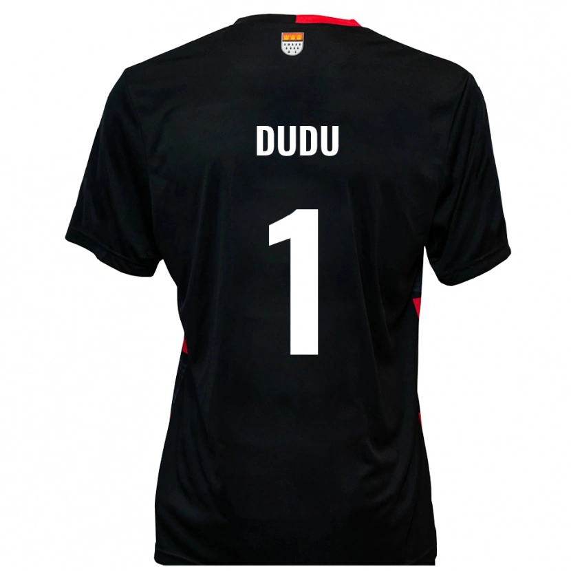 Danxen Niño Camiseta Dudu #1 Negro Rojo 1ª Equipación 2025/26 La Camisa México
