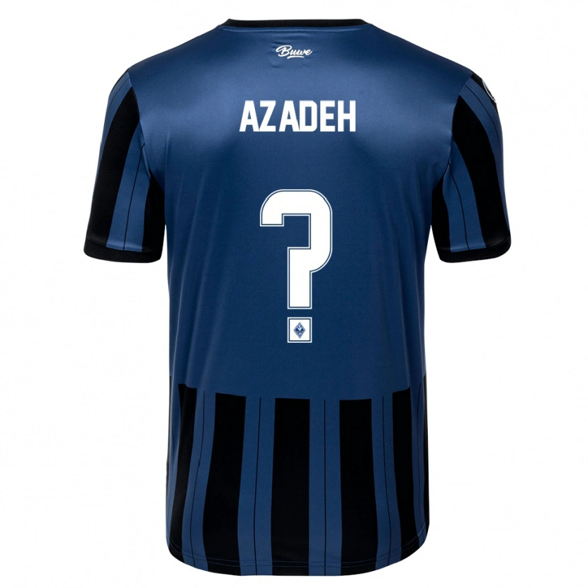 Danxen Niño Camiseta Nils Azadeh #0 Azul Gris Negro 1ª Equipación 2025/26 La Camisa México