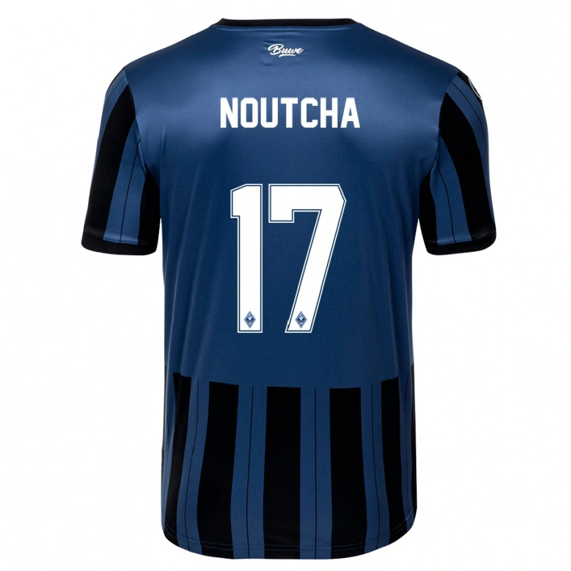 Danxen Niño Camiseta Marlon Noutcha #17 Azul Gris Negro 1ª Equipación 2025/26 La Camisa México