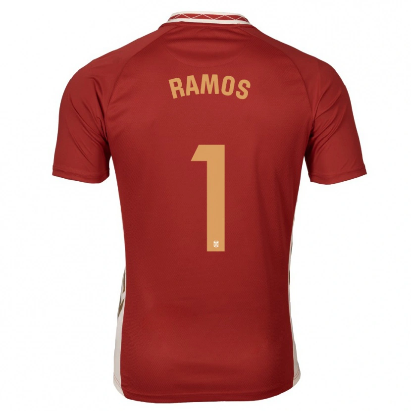 Danxen Niño Camiseta Moha Ramos #1 Borgoña Dorado 2ª Equipación 2025/26 La Camisa México
