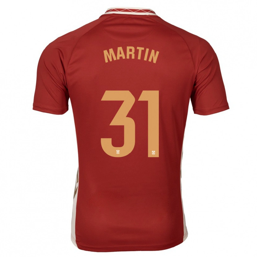 Danxen Niño Camiseta Guille Martin #31 Borgoña Dorado 2ª Equipación 2025/26 La Camisa México