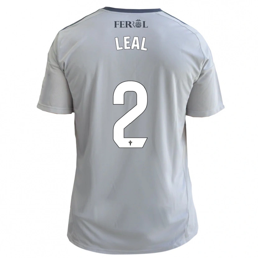 Danxen Niño Camiseta Miguel Leal #2 Gris Plata 2ª Equipación 2025/26 La Camisa México