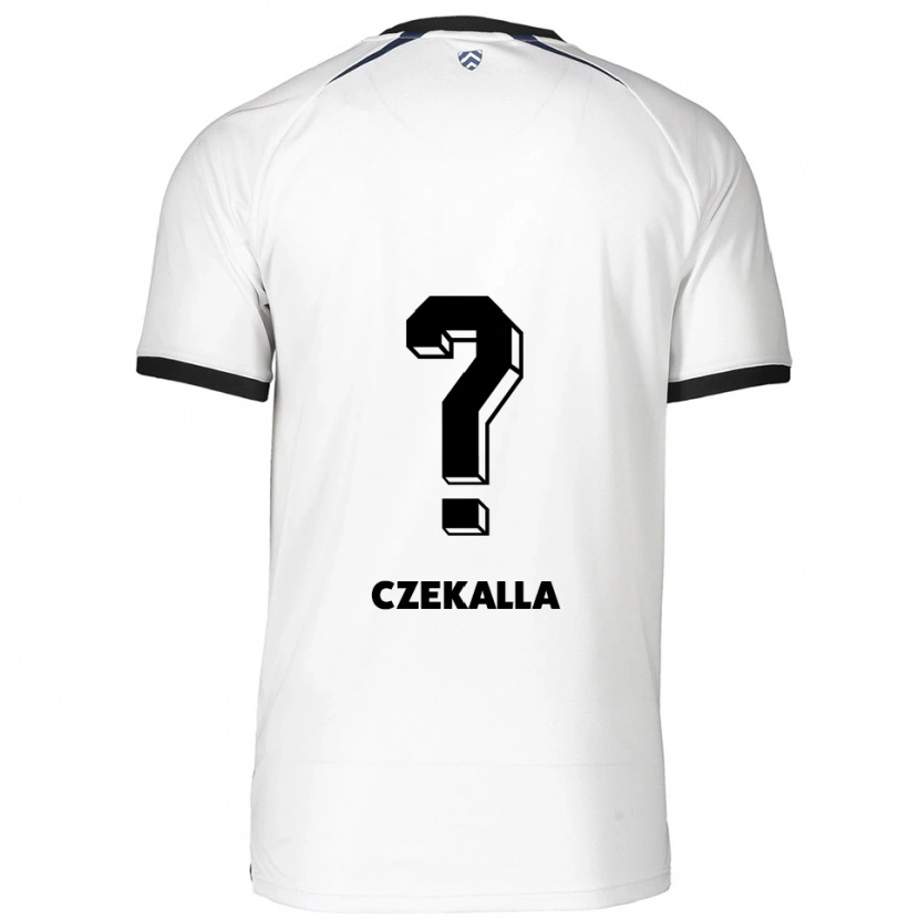 Danxen Niño Camiseta Till-Simon Czekalla #0 Blanco Negro 2ª Equipación 2025/26 La Camisa México